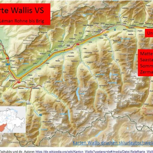 ferienwohnug wandern wallis